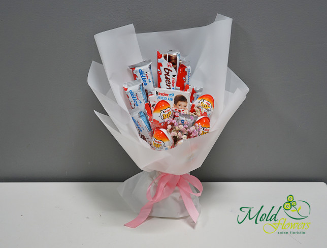 Sweet bouquet of Kinder chocolates-2 (made to order, 1 day) photo